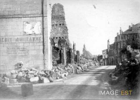 Maisons détruites (Verdun)